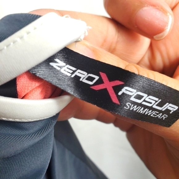 ZeroXposur Colorblock 1/4-Zip Tankini Top Size 10 Swim tops - Picture 11 of 11